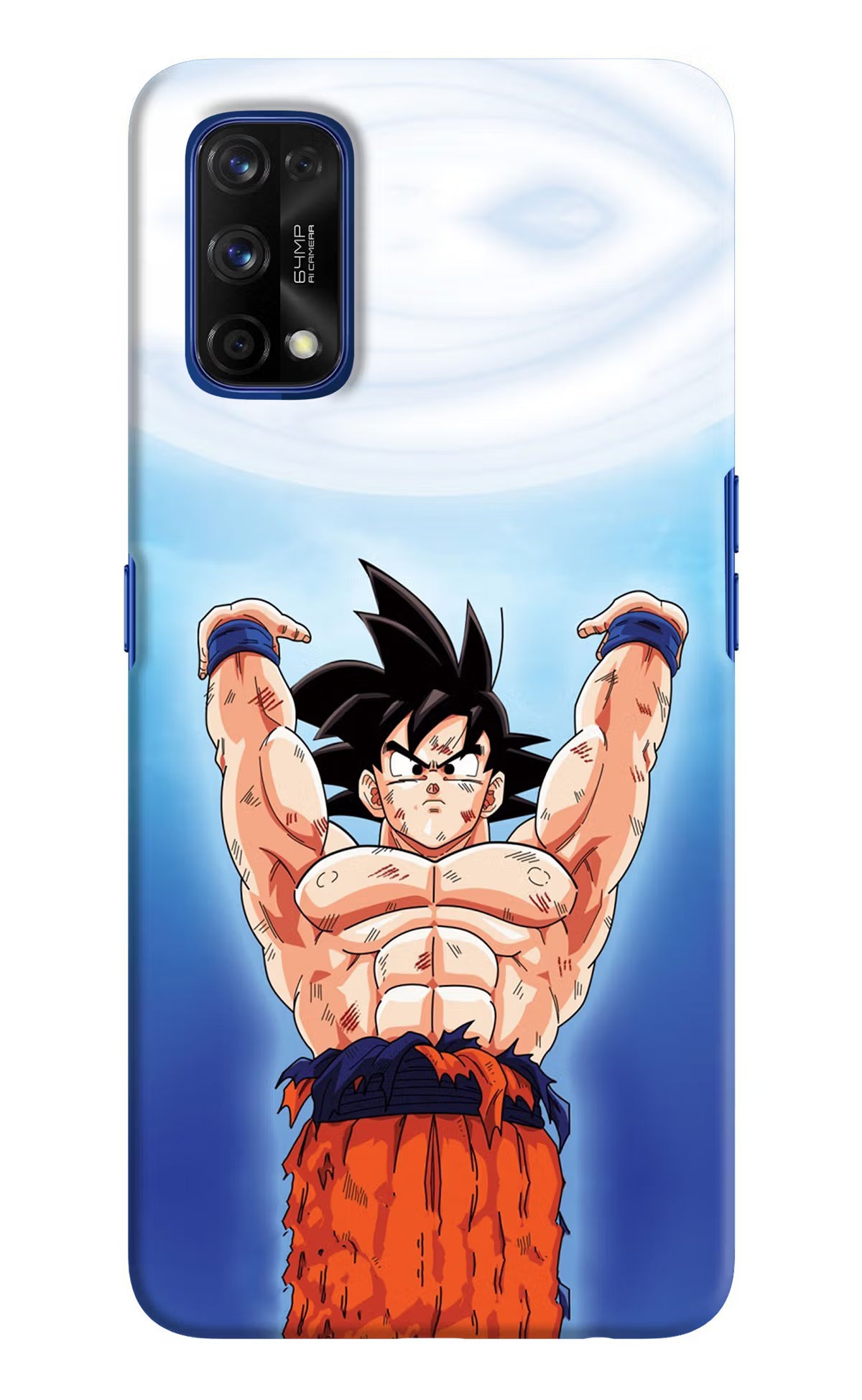 Goku Power Realme 7 Pro Hard Case Back Cover by Casekaro