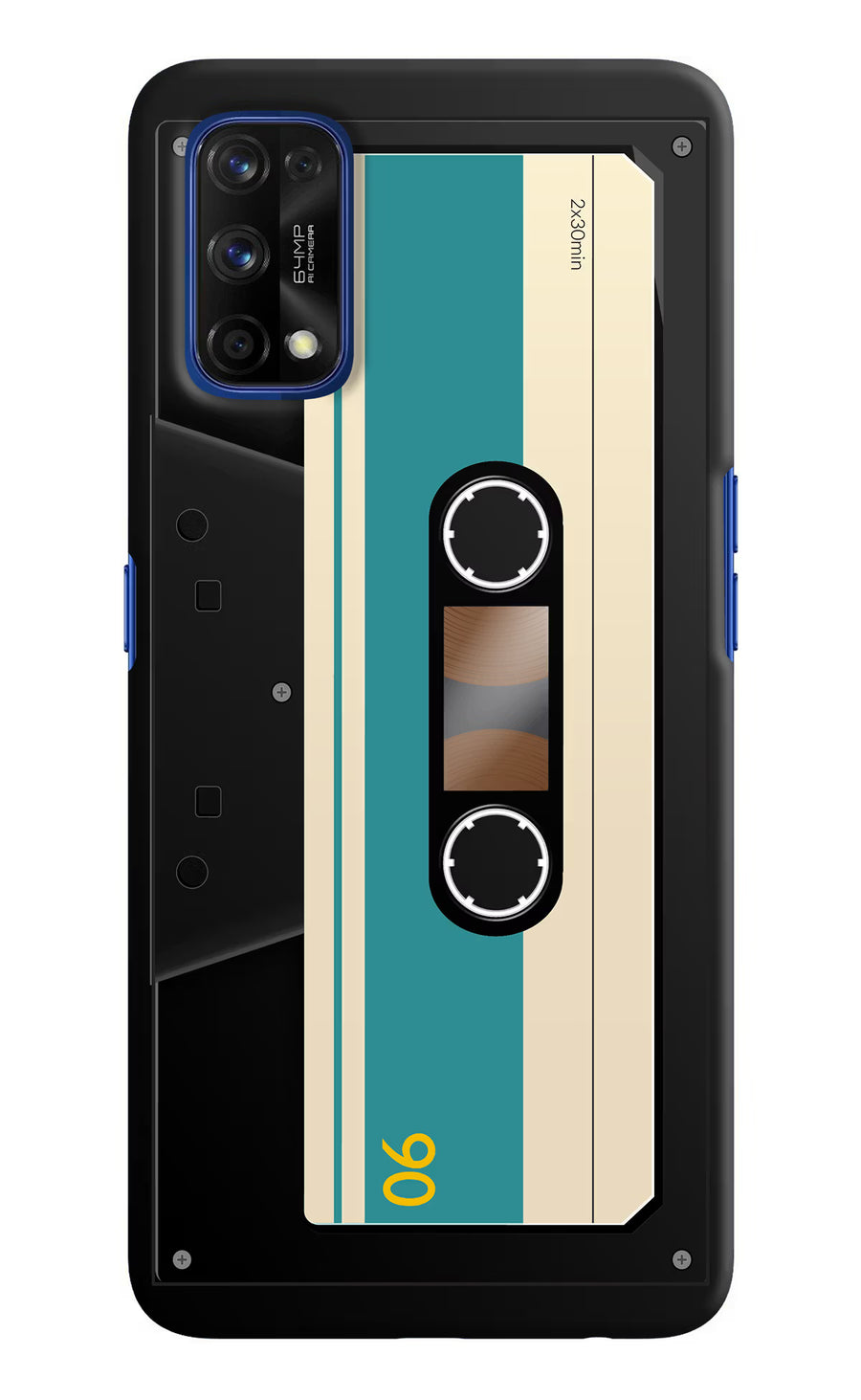 Cassette Realme 7 Pro Back Cover, Hard case