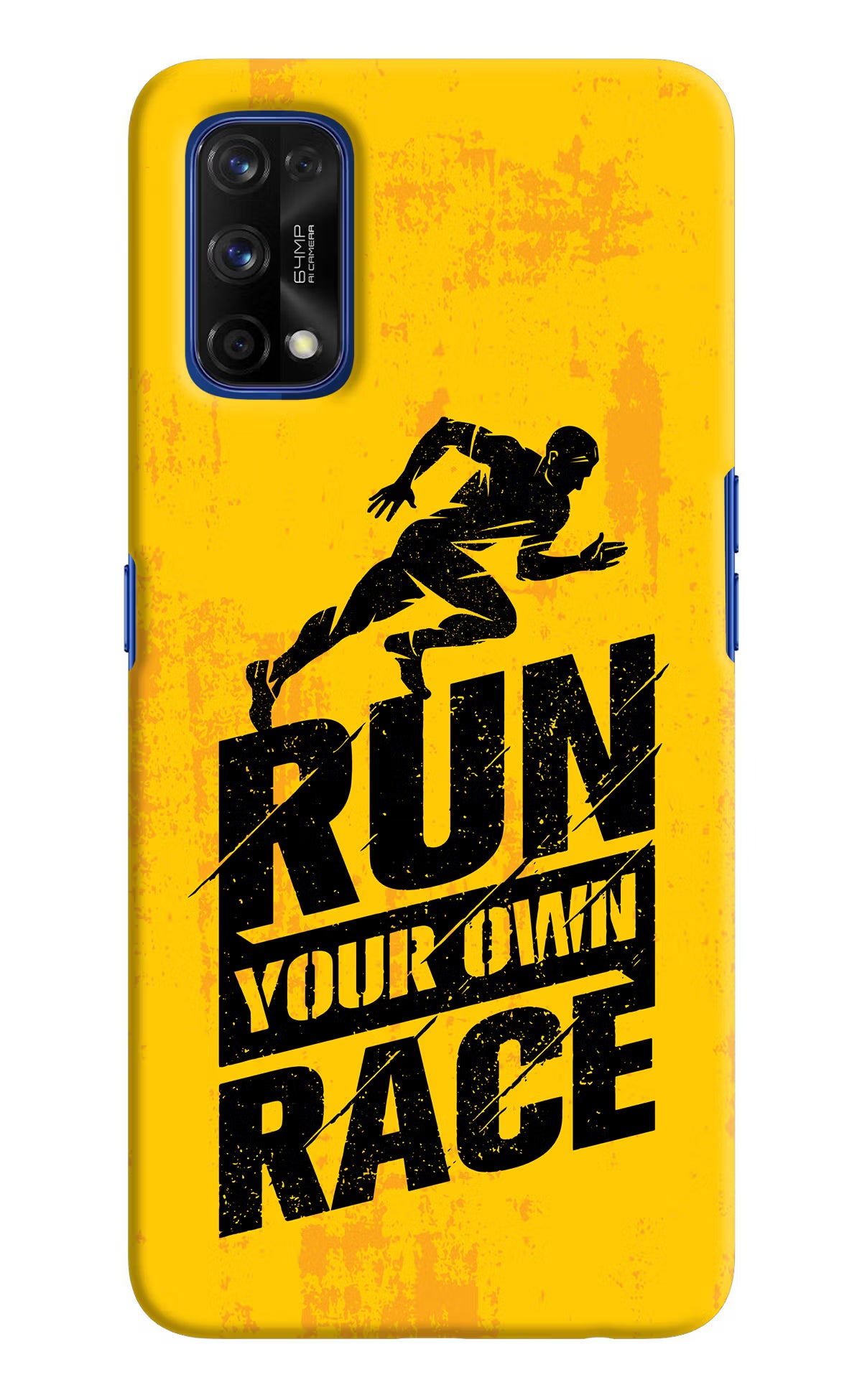 Run Your Own Race Realme 7 Pro Hard Case Back Cover by Casekaro