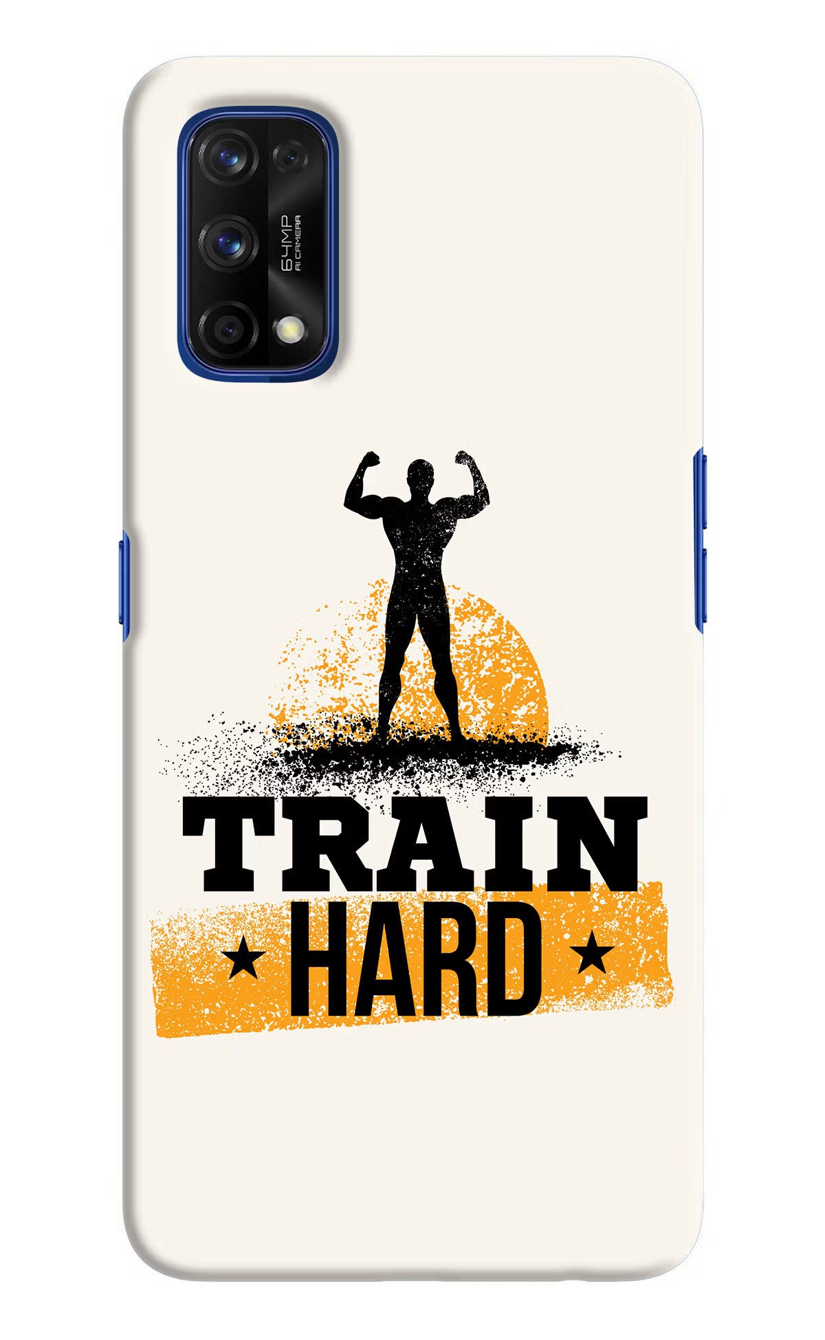 Train Hard Realme 7 Pro Hard Case Back Cover by Casekaro