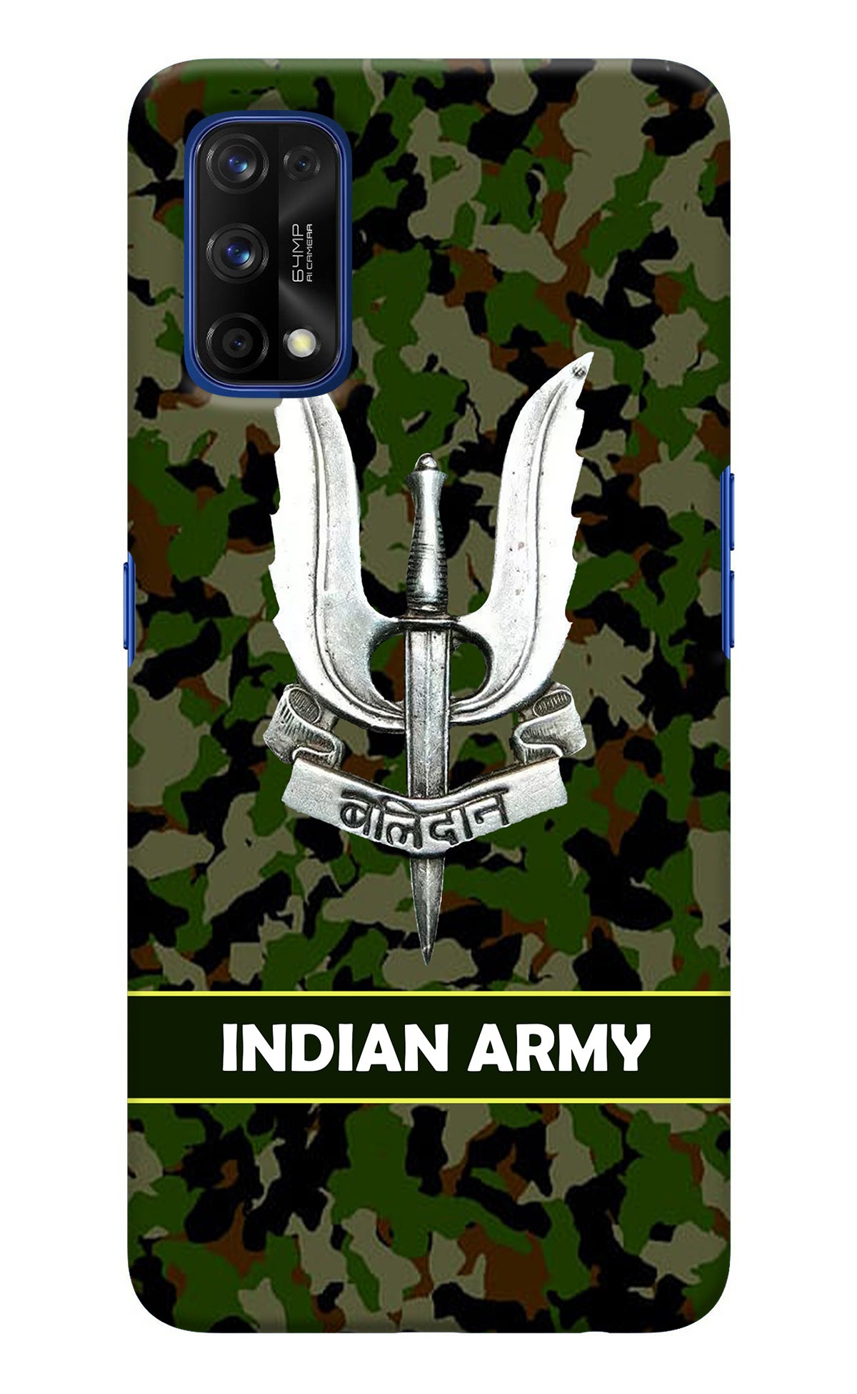 Balidan Indian Logo Realme 7 Pro Back Cover