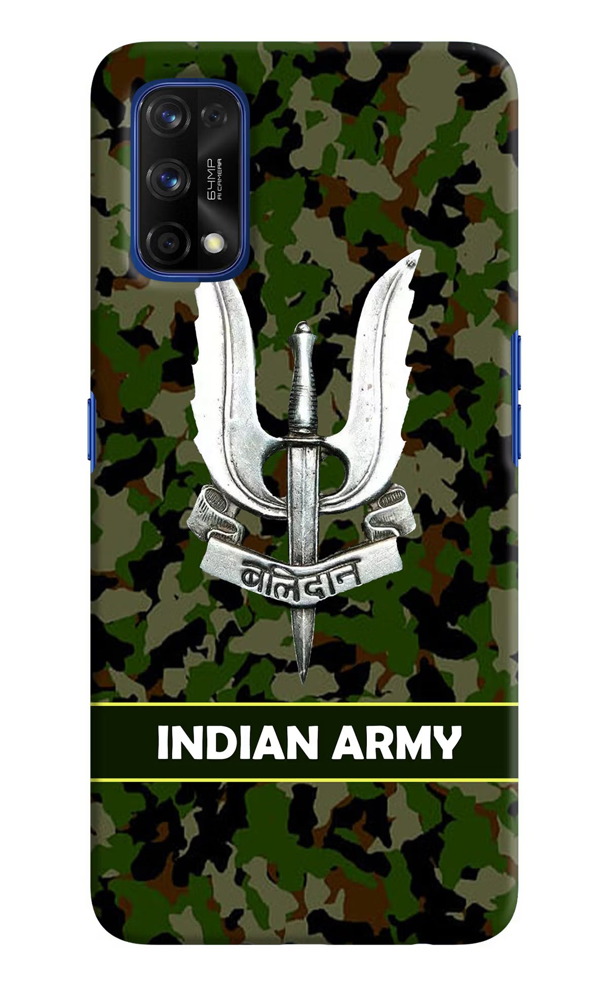 Balidan Indian Logo Realme 7 Pro Hard Case Back Cover by Casekaro