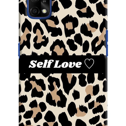 Leopard Print Self Love Realme 7 Pro Hard Case Back Cover by Casekaro