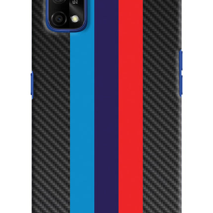 BMW Stripes Pattern Realme 7 Pro Hard Case Back Cover by Casekaro