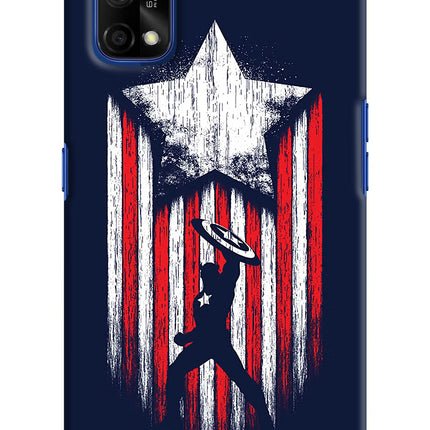 Captain America Marvel Art Realme 7 Pro Hard Case Back Cover by Casekaro