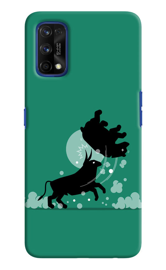 Bull Conqueror Realme 7 Pro Hard Case Back Cover by Casekaro