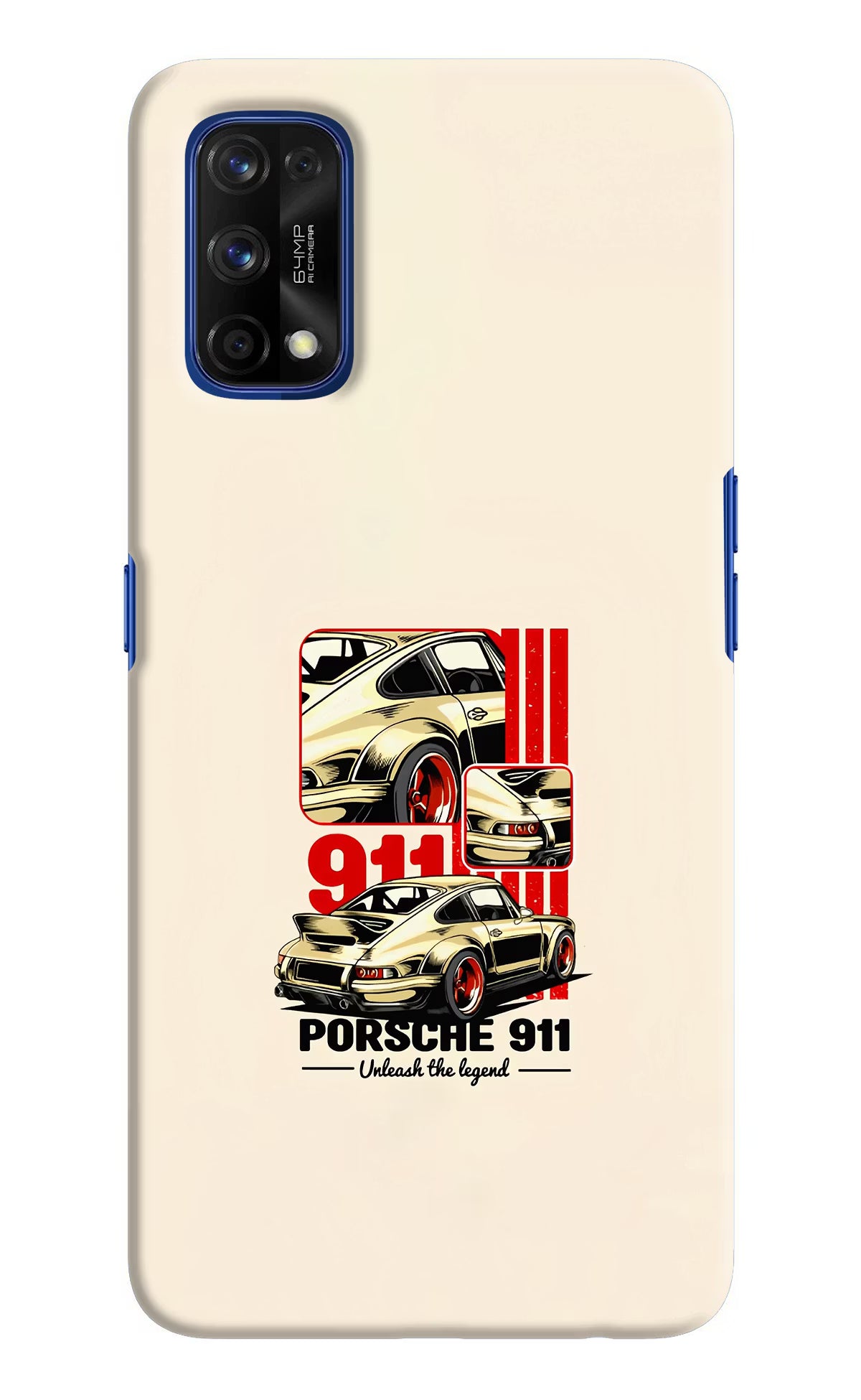 Classic Porsche 911 Realme 7 Pro Hard Case Back Cover by Casekaro