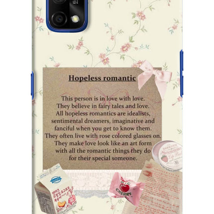 Hopeless Romantic Realme 7 Pro Hard Case Back Cover by Casekaro