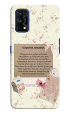 Hopeless Romantic Realme 7 Pro Hard Case Back Cover by Casekaro