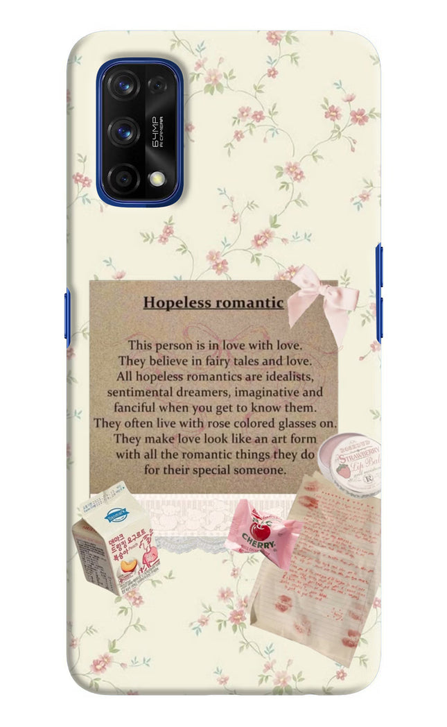 Hopeless Romantic Realme 7 Pro Hard Case Back Cover by Casekaro