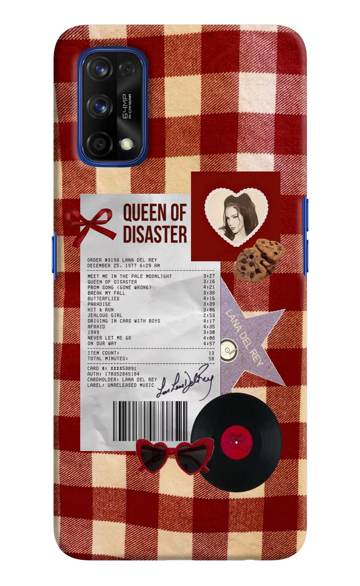 Queen of Disaster Realme 7 Pro Hard Case Back Cover by Casekaro