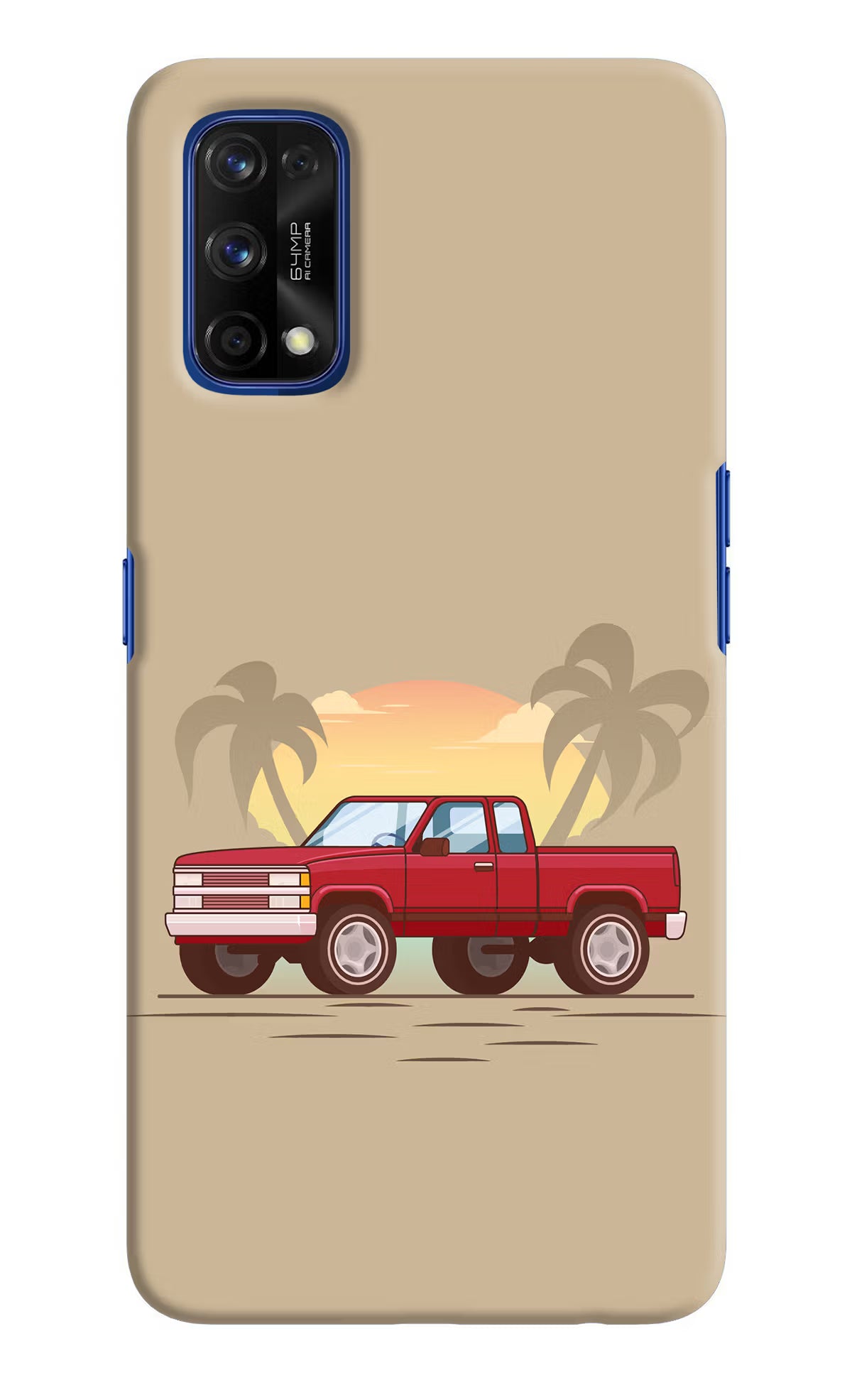 Desert Classic Drive Realme 7 Pro Hard Case Back Cover by Casekaro