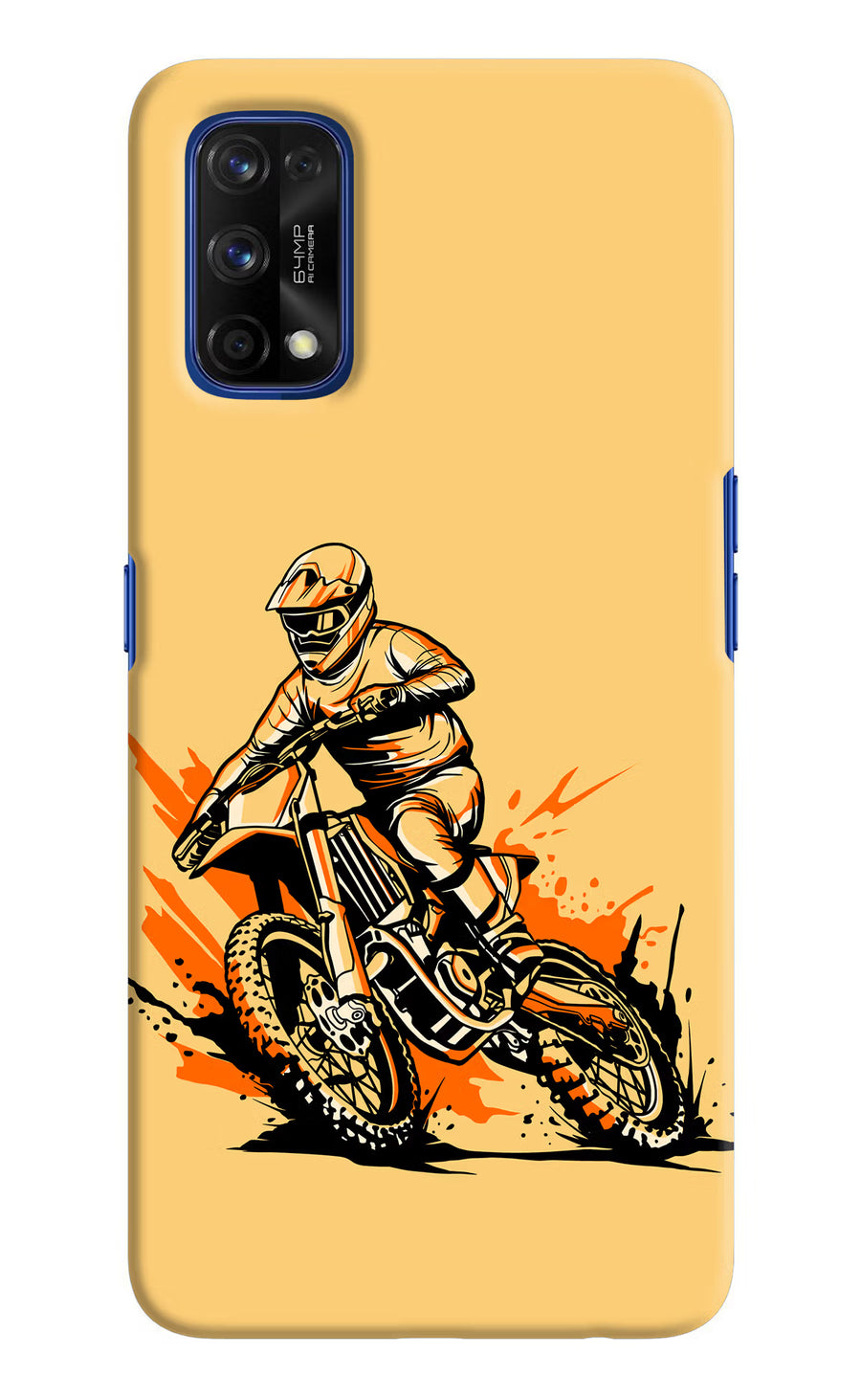 Off-Road Fury Realme 7 Pro Back Cover, Hard case