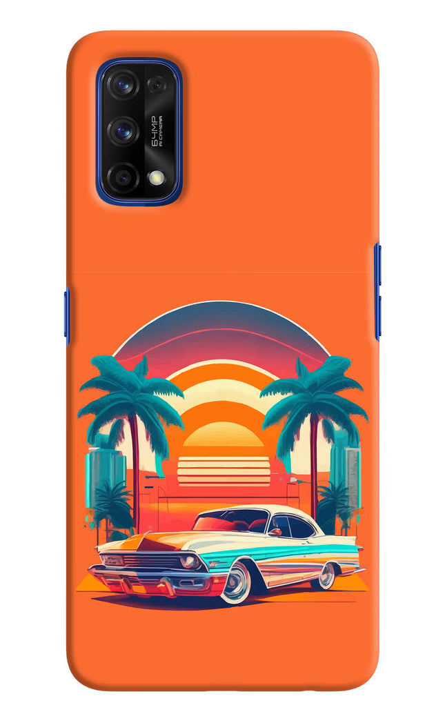 Palm Drive 80s Realme 7 Pro Hard Case Back Cover by Casekaro