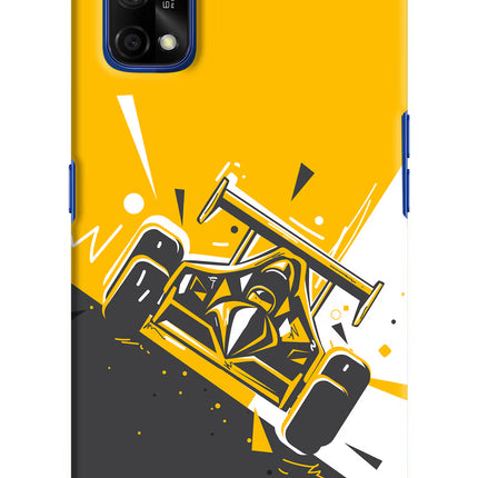 Track King Realme 7 Pro Hard Case Back Cover by Casekaro