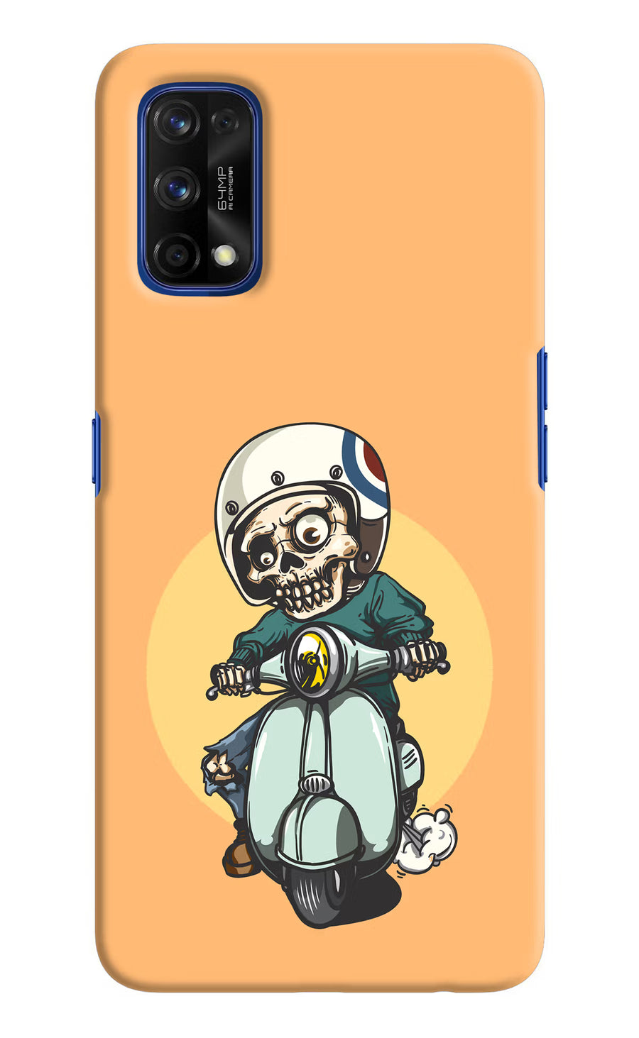 Undead Biker Realme 7 Pro Back Cover, Hard case