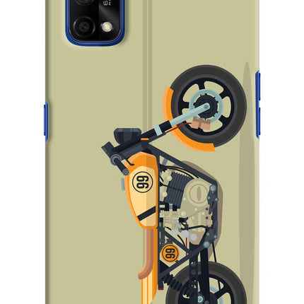Vertical Speedster Realme 7 Pro Hard Case Back Cover by Casekaro