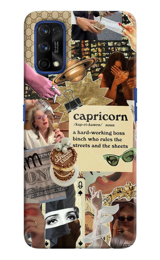 Capricorn Zodiac Realme 7 Pro Hard Case Back Cover by Casekaro