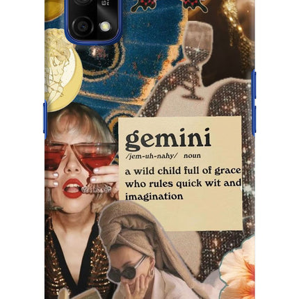 Gemini Zodiac Realme 7 Pro Hard Case Back Cover by Casekaro