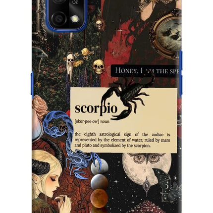 Scorpio Zodiac Realme 7 Pro Hard Case Back Cover by Casekaro