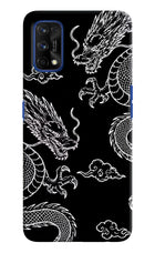 Twin Dragons Realme 7 Pro Hard Case Back Cover by Casekaro