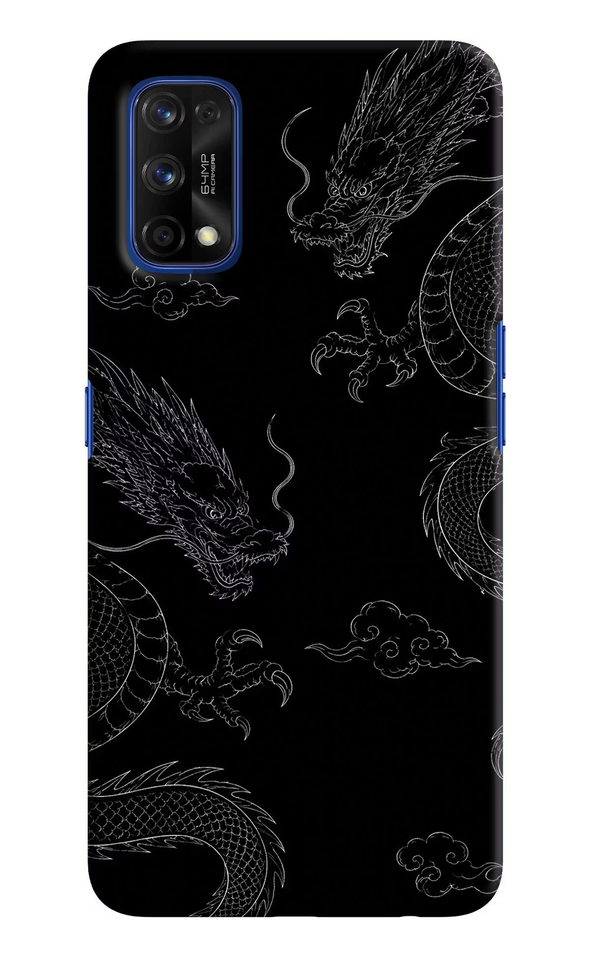 Twin Dragons Realme 7 Pro Hard Case Back Cover by Casekaro
