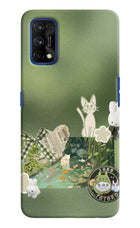 Aesthetic anime Realme 7 Pro Hard Case Back Cover by Casekaro