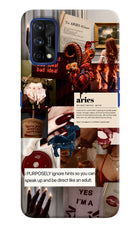 Zodiac Aries Realme 7 Pro Hard Case Back Cover by Casekaro