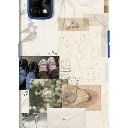 Soft Aesthetic Realme 7 Pro Hard Case Back Cover by Casekaro