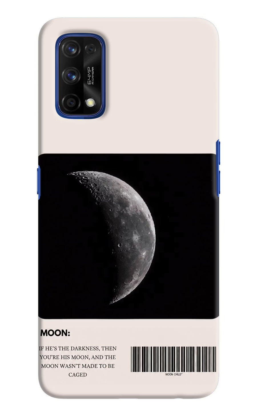 Moon Phase Realme 7 Pro Back Cover, Hard case