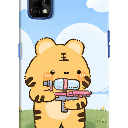 Tiger Treat Realme 7 Pro Hard Case Back Cover by Casekaro