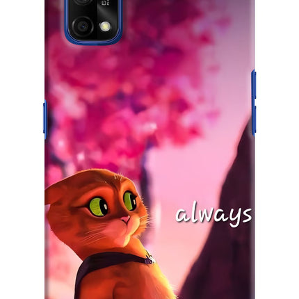 Always Cat Realme 7 Pro Hard Case Back Cover by Casekaro