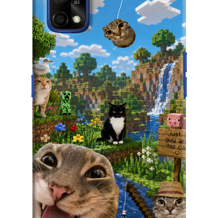 Minecraft Cat Chaos Realme 7 Pro Hard Case Back Cover by Casekaro