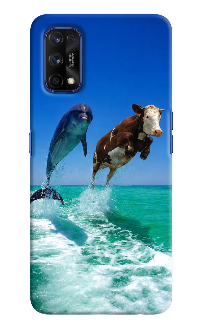Dolphin vs Cow Realme 7 Pro Hard Case Back Cover by Casekaro