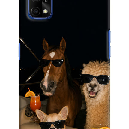 Party Squad Realme 7 Pro Hard Case Back Cover by Casekaro