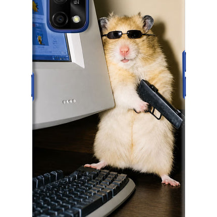 Hacker Hamster Realme 7 Pro Hard Case Back Cover by Casekaro