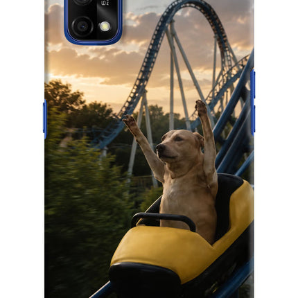 Rollercoaster Dog Realme 7 Pro Hard Case Back Cover by Casekaro