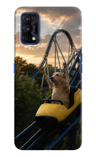 Rollercoaster Dog Realme 7 Pro Hard Case Back Cover by Casekaro