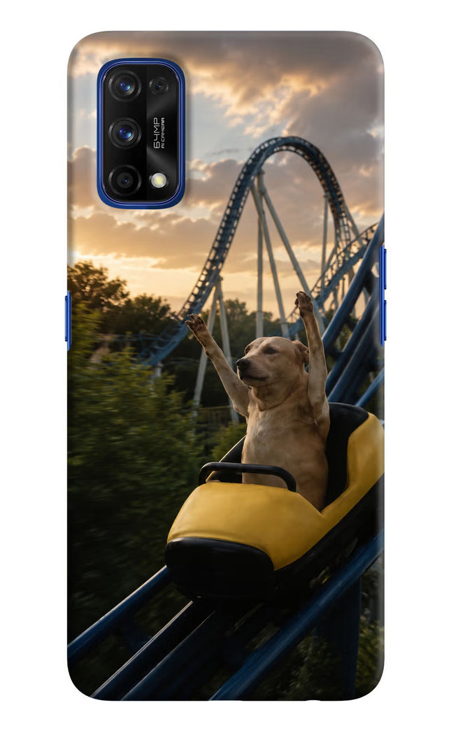 Rollercoaster Dog Realme 7 Pro Hard Case Back Cover by Casekaro