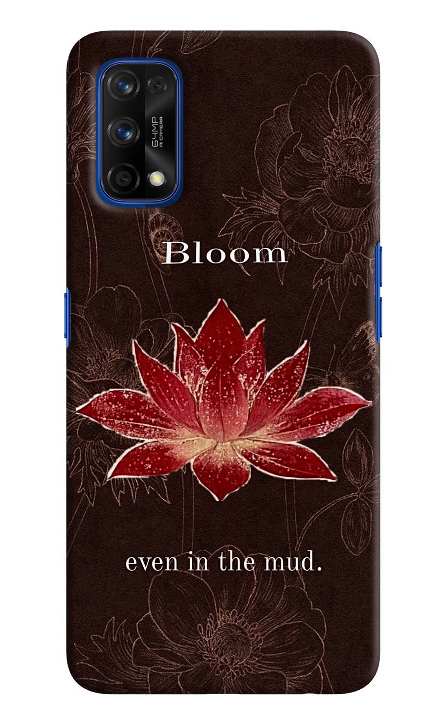 Bloom Realme 7 Pro Back Cover, Hard case