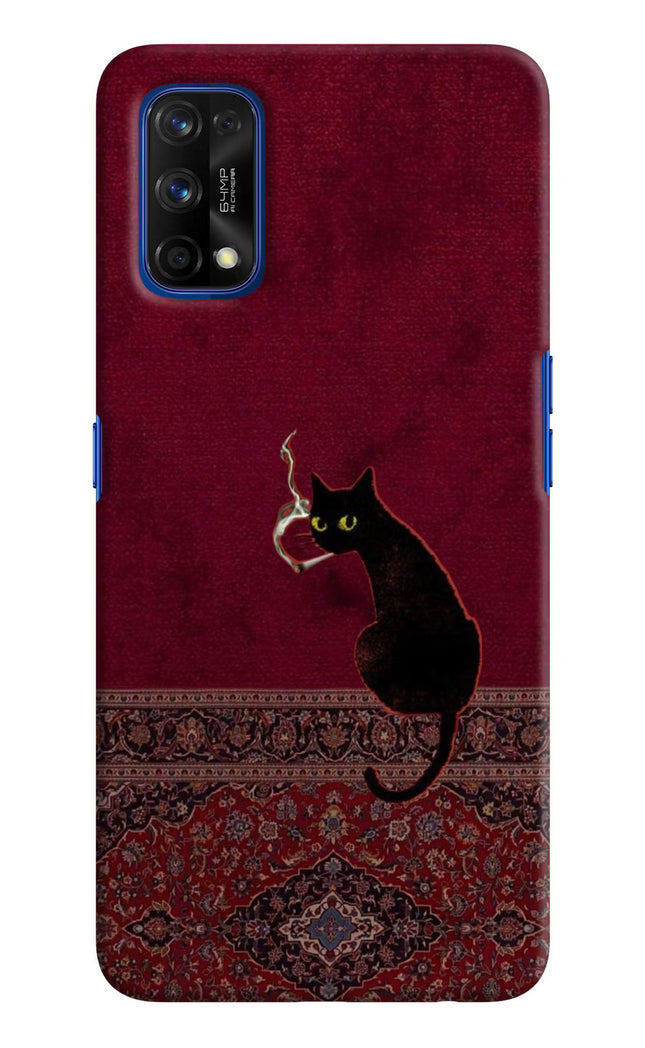 Midnight Cat Realme 7 Pro Hard Case Back Cover by Casekaro