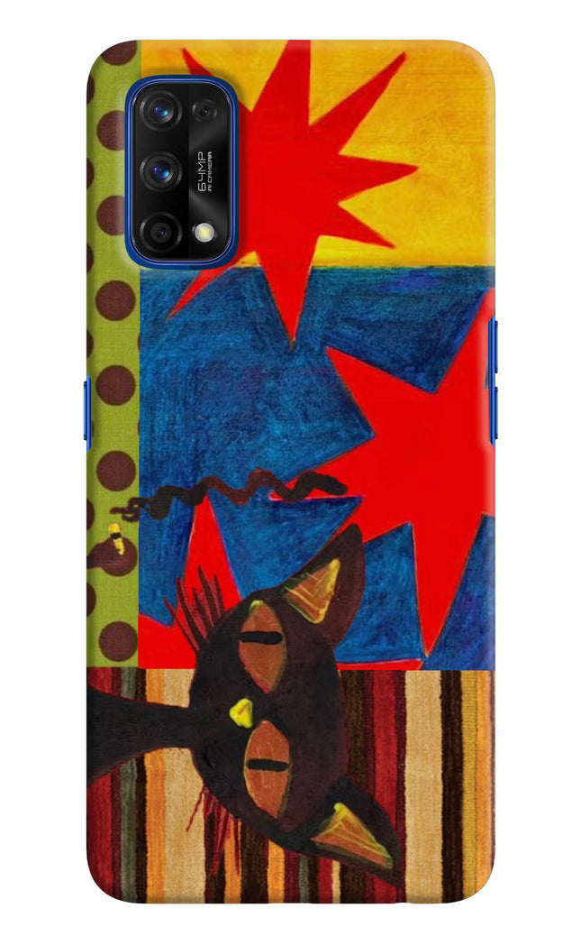 Pop Cat Realme 7 Pro Hard Case Back Cover by Casekaro