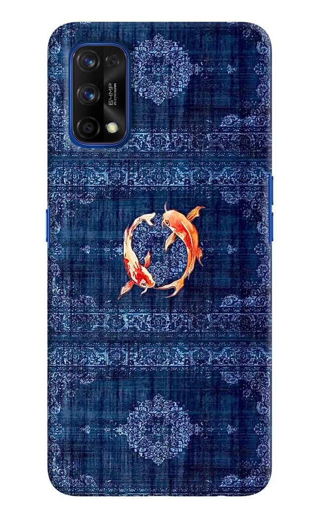 Koi Blue Realme 7 Pro Hard Case Back Cover by Casekaro