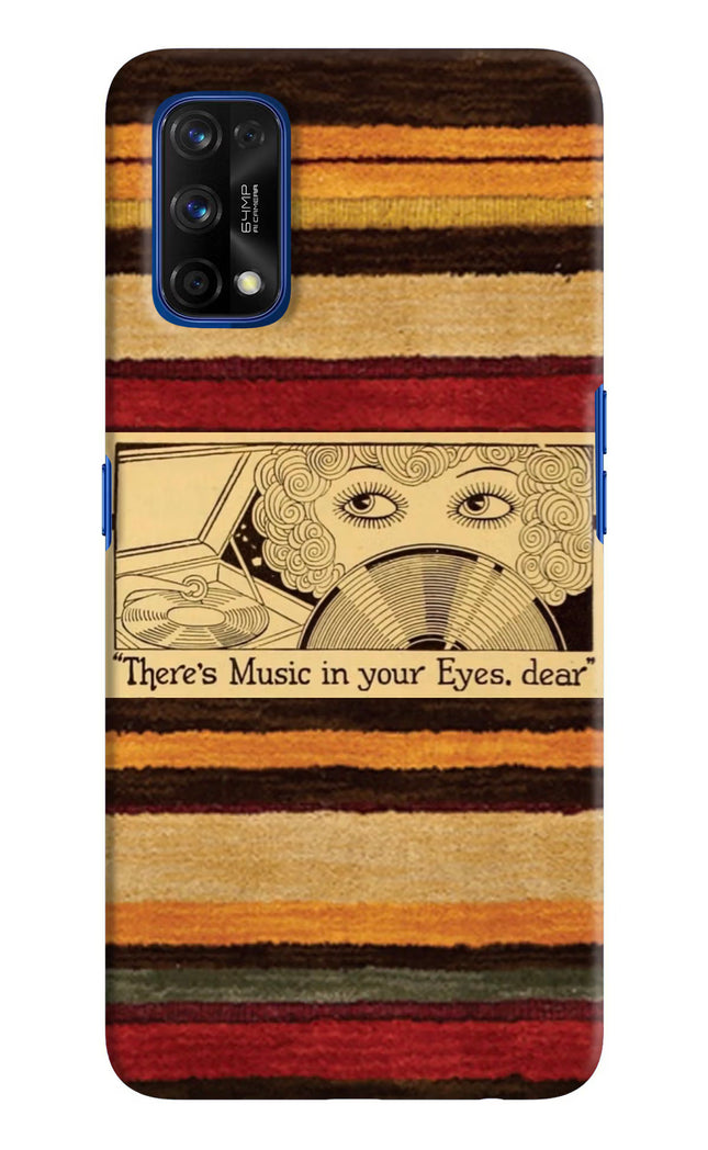 Vinyl Stripes Realme 7 Pro Hard Case Back Cover by Casekaro
