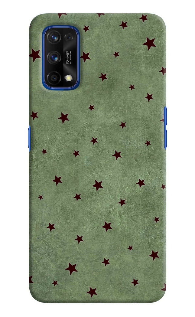 Green Stars Realme 7 Pro Hard Case Back Cover by Casekaro
