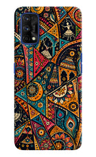Folk Print Realme 7 Pro Hard Case Back Cover by Casekaro