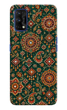 Green Pataka Realme 7 Pro Hard Case Back Cover by Casekaro