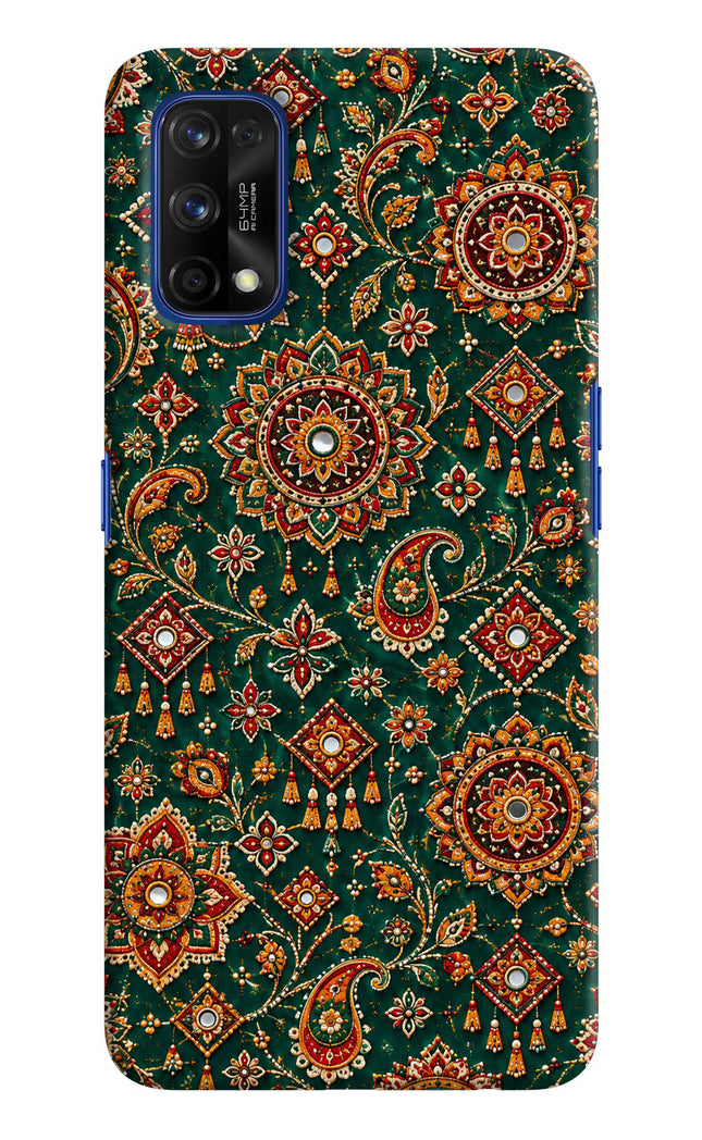 Green Pataka Realme 7 Pro Hard Case Back Cover by Casekaro