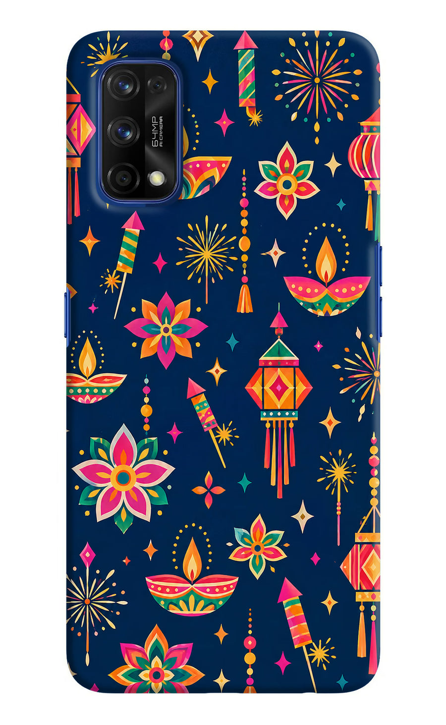 Festive Pop Realme 7 Pro Back Cover, Hard case