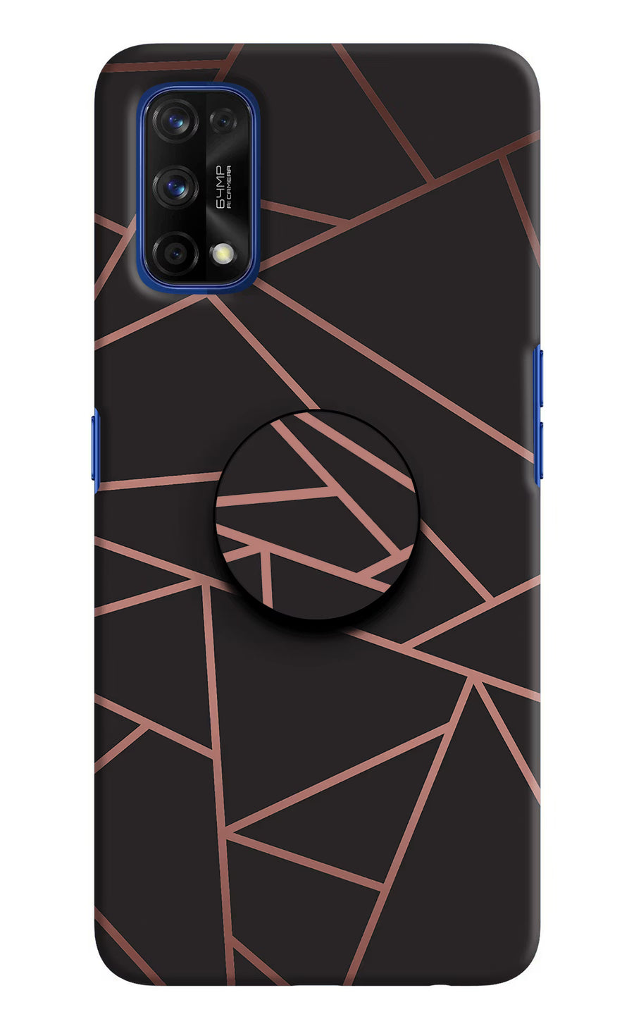 Geometric Pattern Realme 7 Pro Pop Case, Hard case